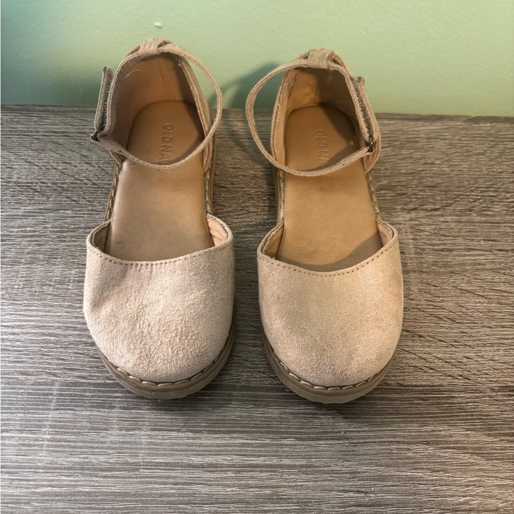 Toddler Girls Ankle Strap Espadrille Flats